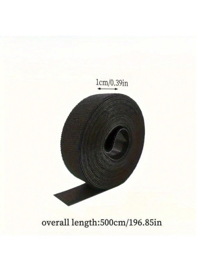 500cm Desktop Cable Management Strap Hook and Loop Cable Tie Cable Organizer For Computer Practical Accessory  - Image 1