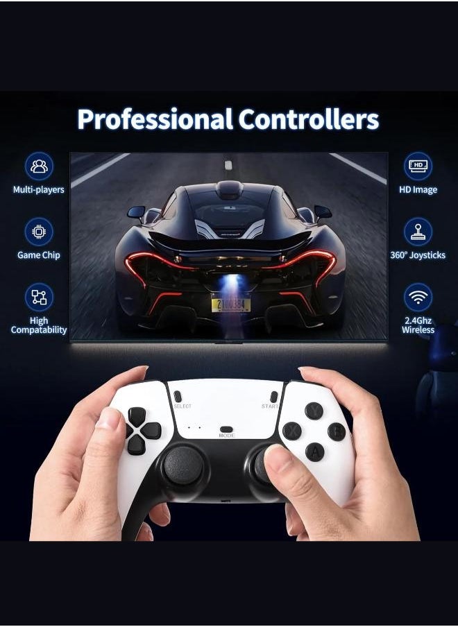 MANAM TRADING M15 Wireless Retro Game Stick - 2.4G Wireless Controllers HD Output System 23 Emulators 20000+ Games, Plug and Play Video Game Console.  - Image 5