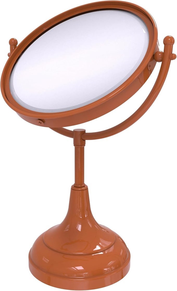 DM-2/3X-ASP 8 INCH VANITY TOP MAKE-UP MIRROR 3X MAGNIFICATION, AUTUMN SPARKLE