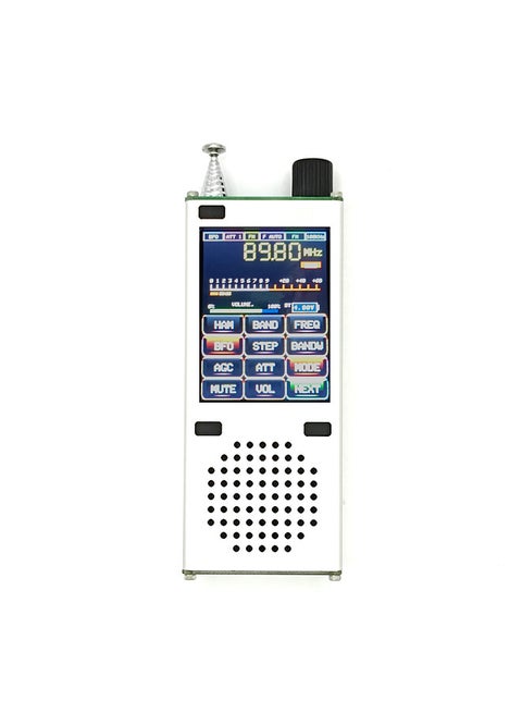 ATS120 SI4732 ESP32 BT 150K-30Mhz 64M-108Mhz Receiver Frequency Amplitude Modulation LSB USB All Band Modes Adjustable 2.4inch Digital TFT Display