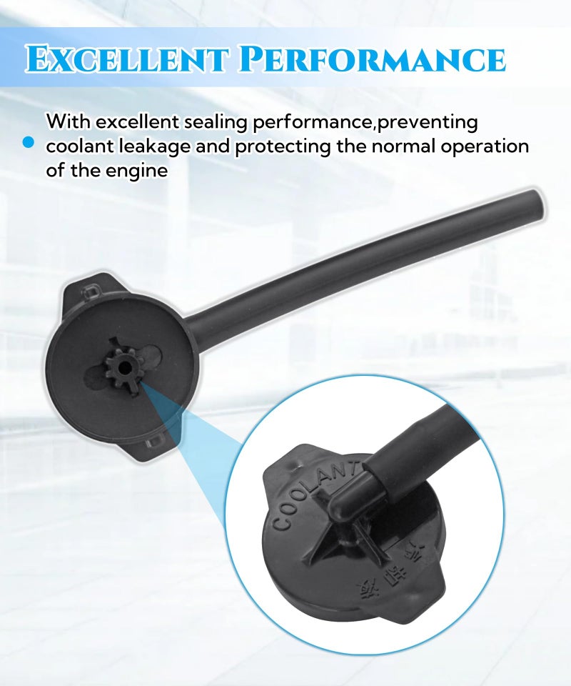GIBACAD Coolant Overflow Reservoir Cap Fits For Toyota Sequoia 2008-2022 Fits For Tundra 2007-2021,Replace 16405-0P100 - Image 5