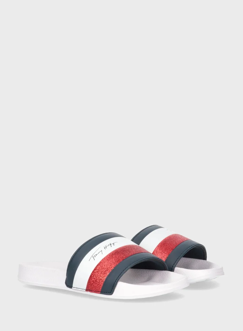 TOMMY HILFIGER Kids Slip On Sandals