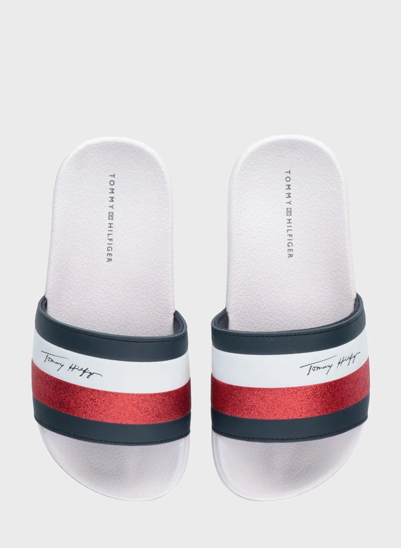 TOMMY HILFIGER Kids Slip On Sandals