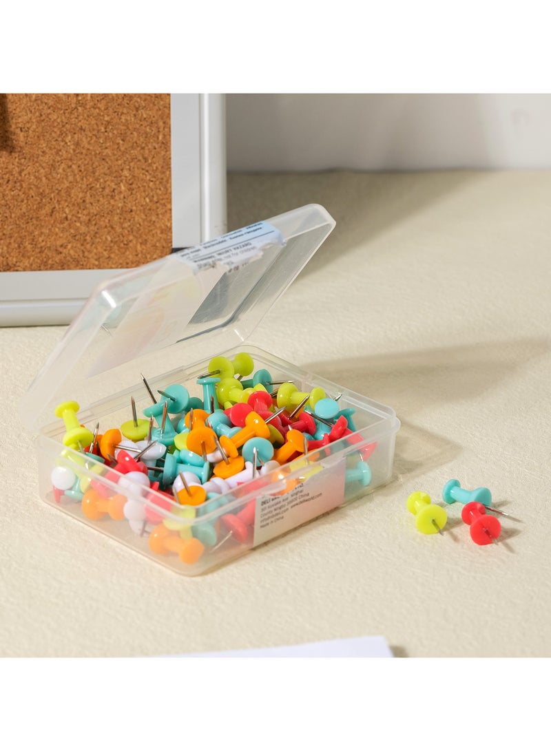 Deli E0030 Push Pins - 23mm, 1", Silver - Image 3