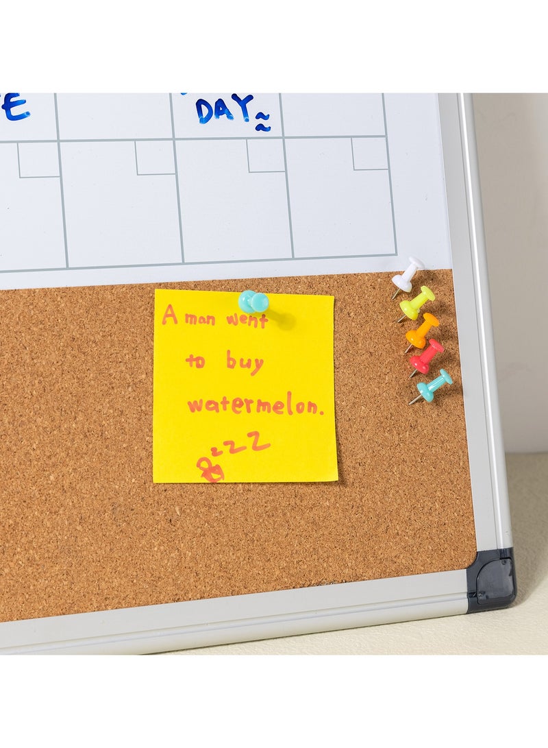 Deli E0030 Push Pins - 23mm, 1", Silver - Image 4