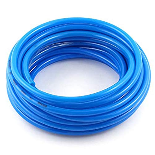 HOSEMART Pneumatic 12mm OD x 8mm ID 10 Meter PU Pipe Flexible Air Tubing Hose Blue - Image 1