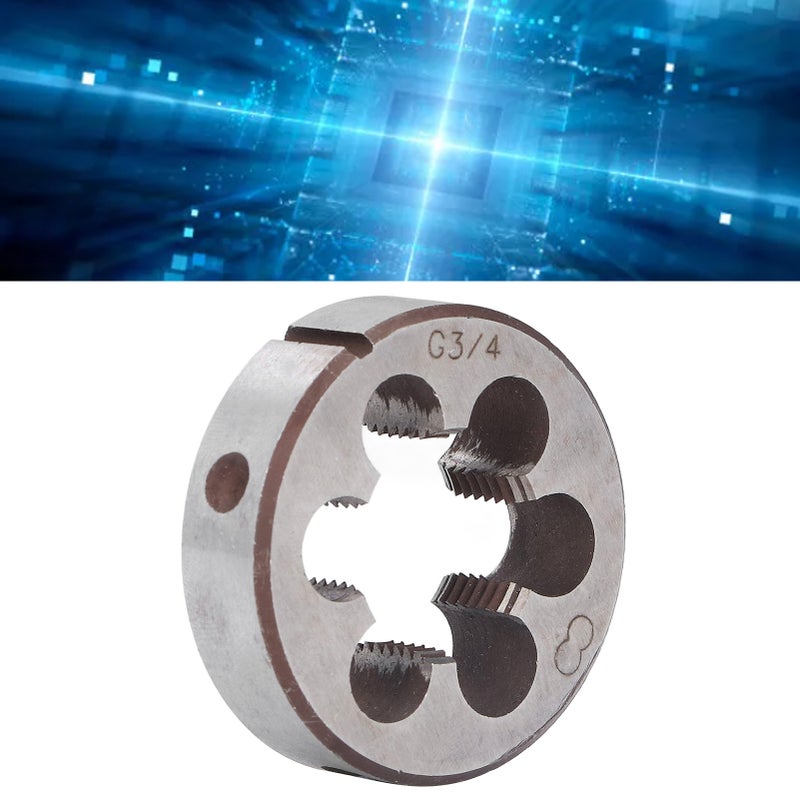 Pipe Die Round Cylindrical Straight Screw Thread Die for Tap G3/4 Threading Hand Tools - Image 2