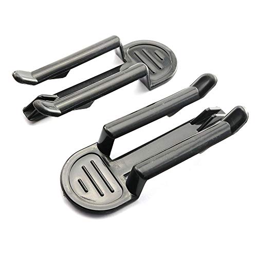 Pro Bamboo Kitchen 20pcs Black Trash Can Bag Clip Garbage Can Clamp 8x3.2cm for Home and Kitchen - Image 1