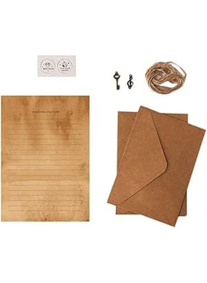 European Style Letter Writing Paper Stationery Set 12 Piece - Image 1