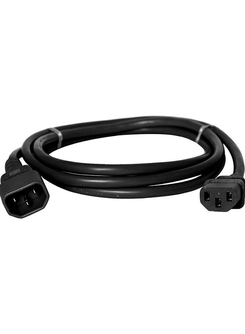 كابل طاقة AC IEC60320 C13 إلى IEC60320 C14 - Image 3