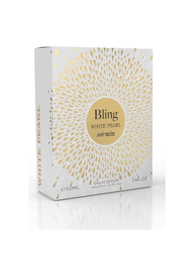 Mirada Bling White Pearl For Women EDP 100ml - Image 3