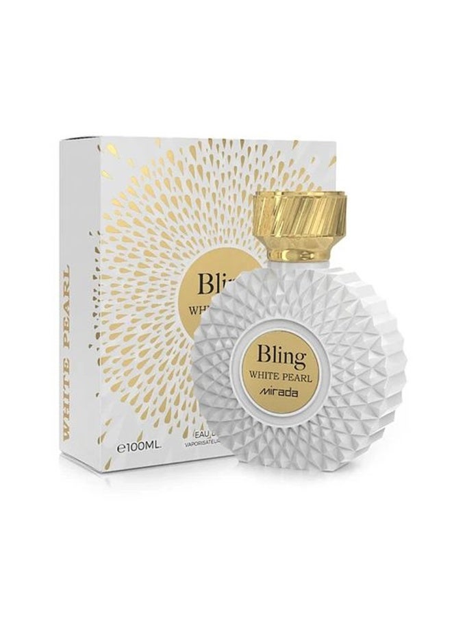 Mirada Bling White Pearl For Women EDP 100ml - Image 4