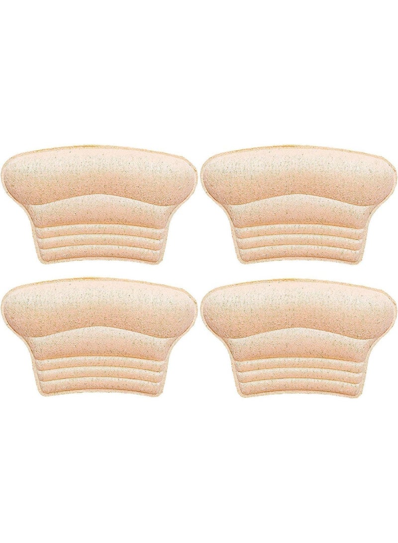 ChicAbode Kids Heel Grips 4 Pieces Self-Adhesive Heel Cushion Add Volume to Too Large Shoe InsertsPrevent Skin Rubbing and Blister Shoe Fit for Toddlers Girls and Boys Women (Skin Color) - Image 5
