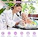P PANACARE آلة فقاعات أوتوماتيكية للأطفال، آلة نفخ فقاعات قوس قزح محمولة مع أضواء، 2000 فقاعات في الدقيقة، محلول فقاعات، حبل، تعمل بالبطارية لحفلات الزفاف الخارجية، هدايا عيد الميلاد - Image 4