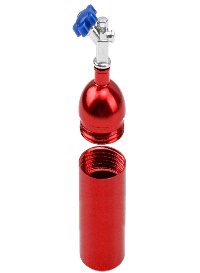 Vgoohobby 2Pack Vgoohobby Simulation Nitrogen Bottle Decoration Part Accessory Compatible with Traxxas TRX4 Axial SCX10 RC4WD Tamiya CC01 D90 90046 1/10 RC Crawler (Red) - Image 4