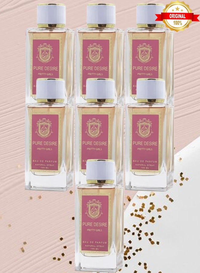 Coolife 7 Pieces Pure Desire Pretty Girls Perfume For Women 100ml EDP - Image 1
