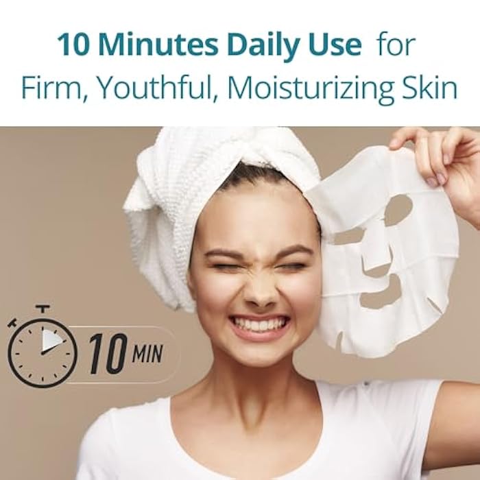 Lululun 14 EA Organic Face Masks Skincare, Japanese Face Mask Sheets, Anti Aging Face Mask for Women & Men by Fermented Rice Extract & Vitamin E, Daily Facial Masks Sheet | PRECIOUS DUO Pre Anti-Aging - Image 4