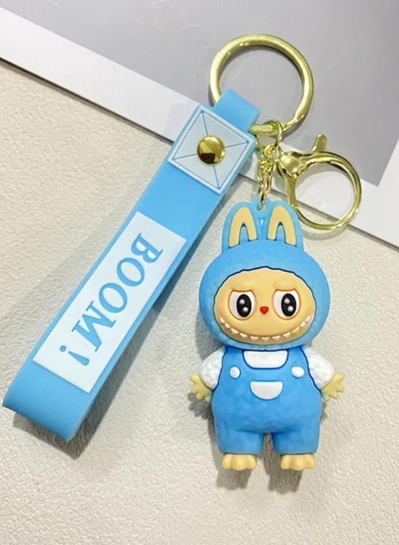 LABUBU Keychain For Women And Girls, Cute Labubu Doll Wristlet Accessories For Backpack Handbag Car Keys - Image 1