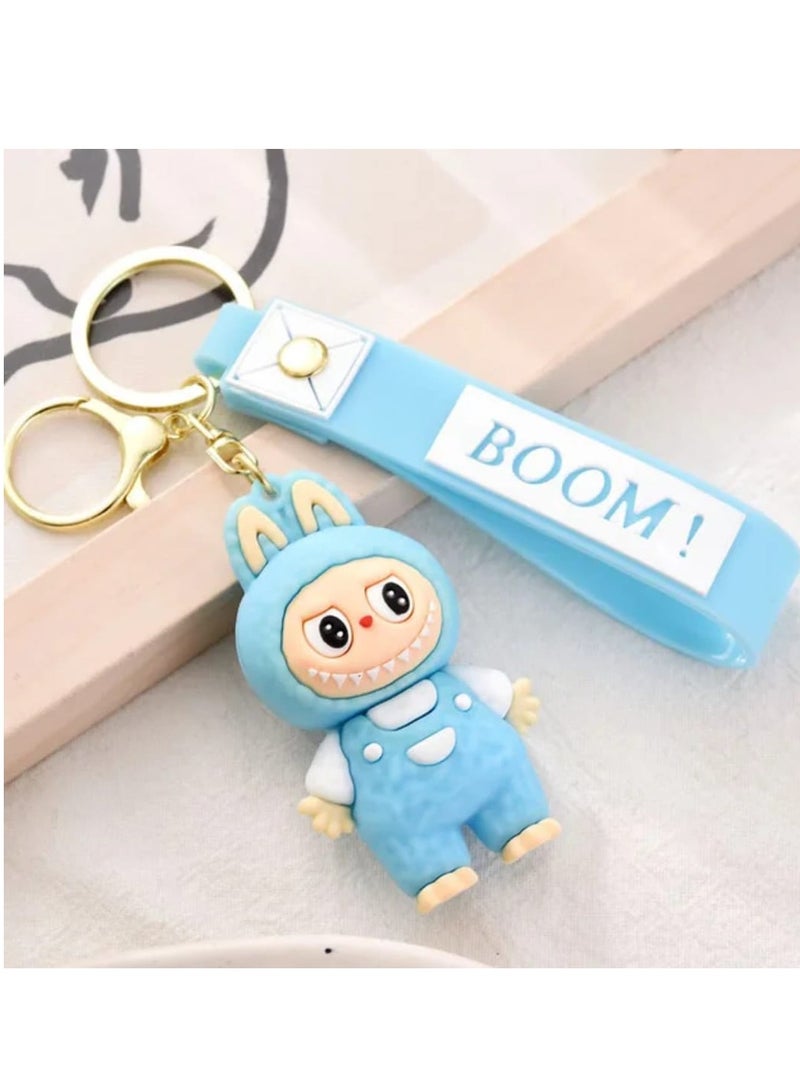 LABUBU Keychain For Women And Girls, Cute Labubu Doll Wristlet Accessories For Backpack Handbag Car Keys - Image 2