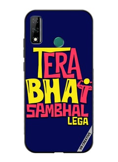 VR CREATIVE Protective Case Cover For Huawei Y8s Tera Bhai Sambhal Lega Hindi Quots Design Multicolour  - Image 1
