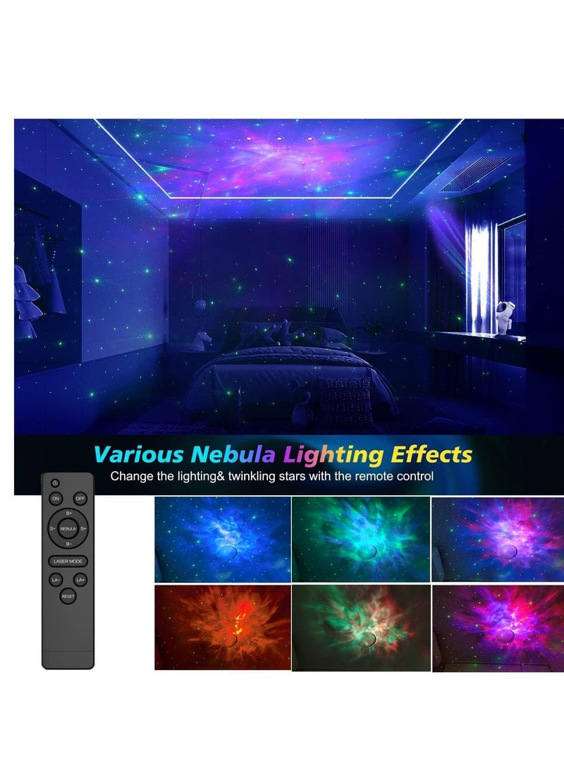 ELTRAZONE Star Projector Galaxy Night Light,Birthday Gifts Toys for 2-10 Year Old Boys Girls- Astronaut Starry Nebula Ceiling LED Lamp with Timer and Remote,Projection Lights for Bedroom Décor - Image 2