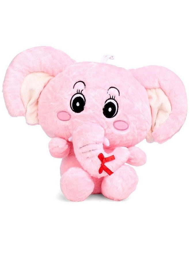 Tickles Gorgeous Big Ear Elephant Stuffed Soft Plush Animal Toy for Kids (Size: 30 cm Color: Pink) - Image 1