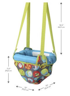 evenflo Evenflo Exersaucer Johnny Jumper Featuring Easy-to-Use Clamp Attachment for Quick and Tool-Free Set Up and Adjustable Straps to Customize The Height for Your Child, Bumbly  - Image 2
