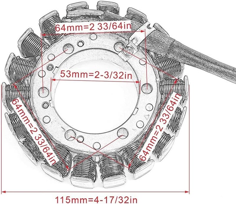 Wivplex Motorcycle Ignition Stator Magneto Coil - Image 2