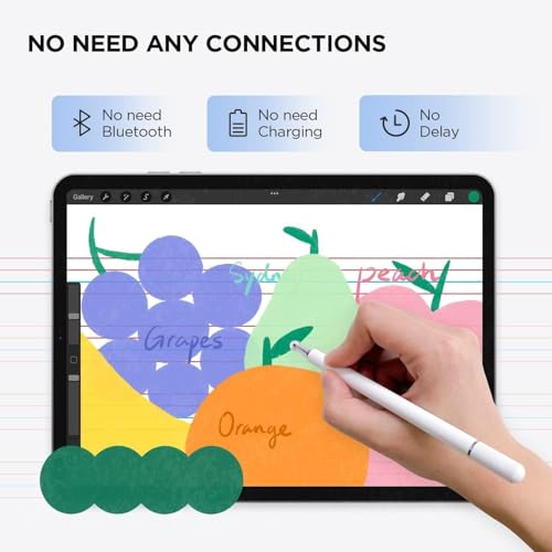 GadgetBite Stylus Pen for Android Tablet & iOS All Touchscreen Devices Capacitive Universal Smart Pen Pencil with Fine Point Disc Tip Lightweight Metal Body and Magnetic Cover for Mobile Phone iPad Tab - Silver - Image 2