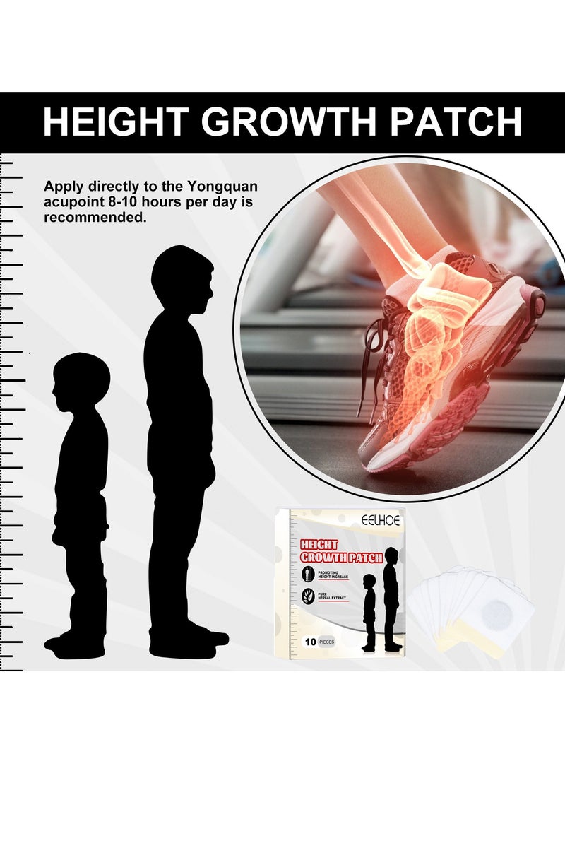 West&Month مستخلصات نباتية زيتية لنمو الارتفاع، زيت زيادة الارتفاع، نمو العظام، زيادة الطول والنمو السريع، منتج الرعاية الصحية لتدليك تحفيز القدم لزيادة الطول للمراهقين - Image 3