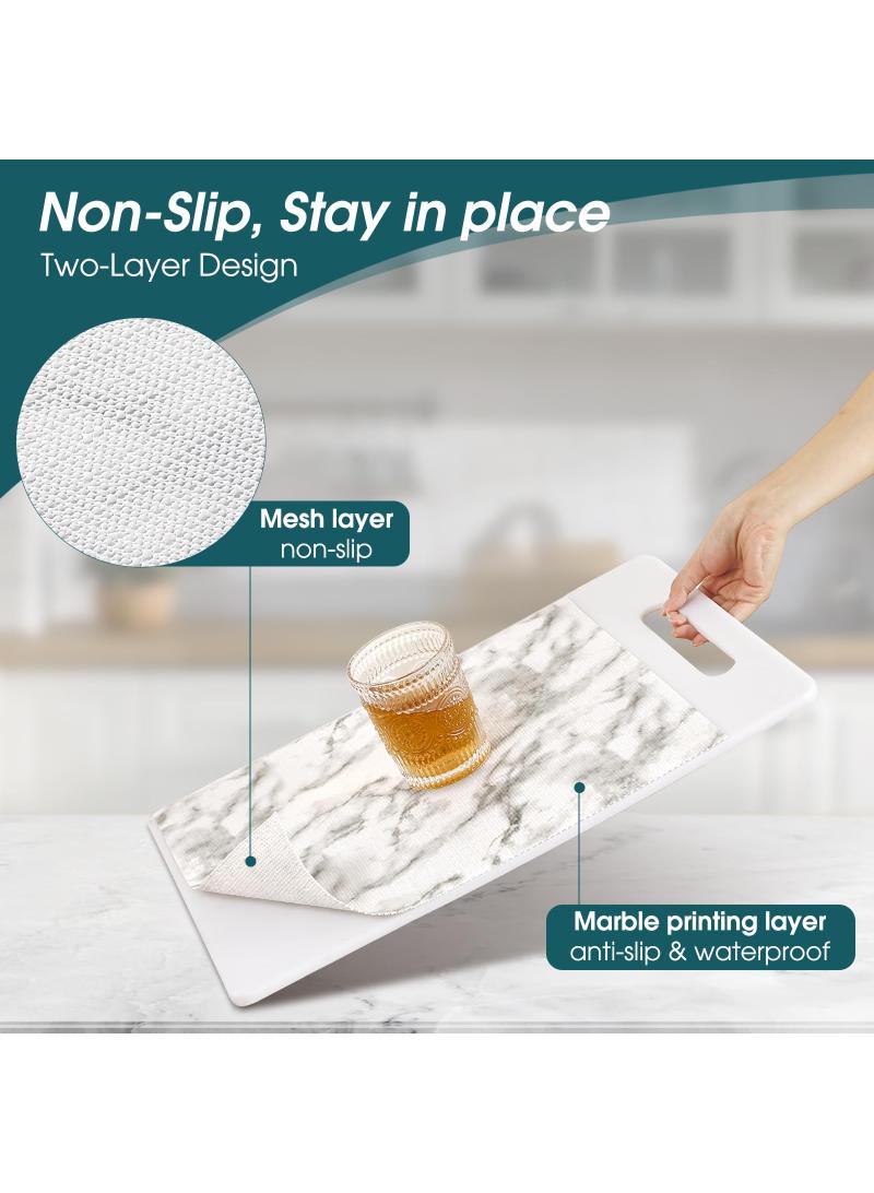 Loquat PVC Cabinet Mats Refrigerator Anti Slip Mats Waterproof And Oil Proof Mats Kitchen Drawer Storage Mats Dust Proof Mats Shelf Liners For Kitchen Cabinets Non Adhesive Cabinet Liner Non Slip Contact P - Image 5
