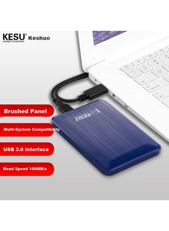 Kesu 640gb Portable External Hard Drive Large Capacity Dual Disk Backup Usb 3.0 Mechanical Hard Drive 320+320gb Storage Backup K1 Vibrant Blue 2.5-inch Usb Drive - Image 4