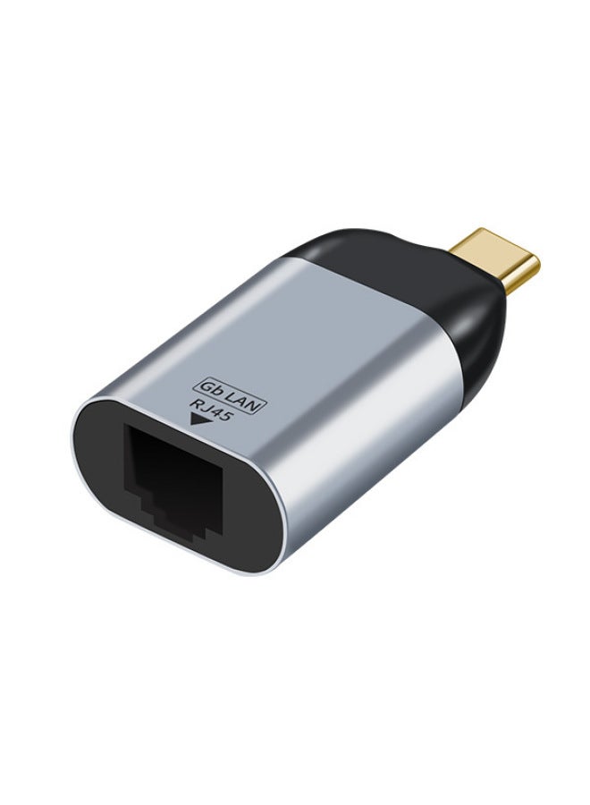 Type-c To Hdtv Adapter For 4k60hz Hd Video Transmission Vga/mdp/gb/mdp Screen Projection High-definition Digital Converter-Color:Generation C- Revolution RJ45 Female Gigabit Adapter - Image 1