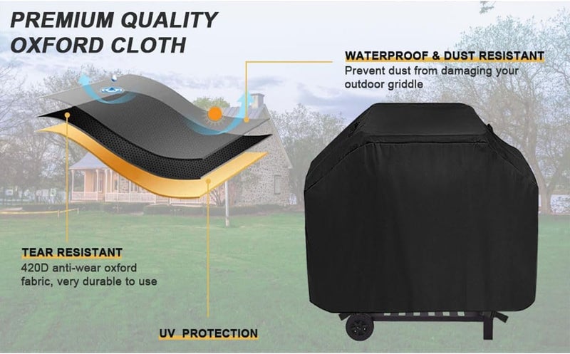 Royal Gourmet غطاء شواية الفحم ببرميل 30 بوصة من رويال غورميه - Image 3