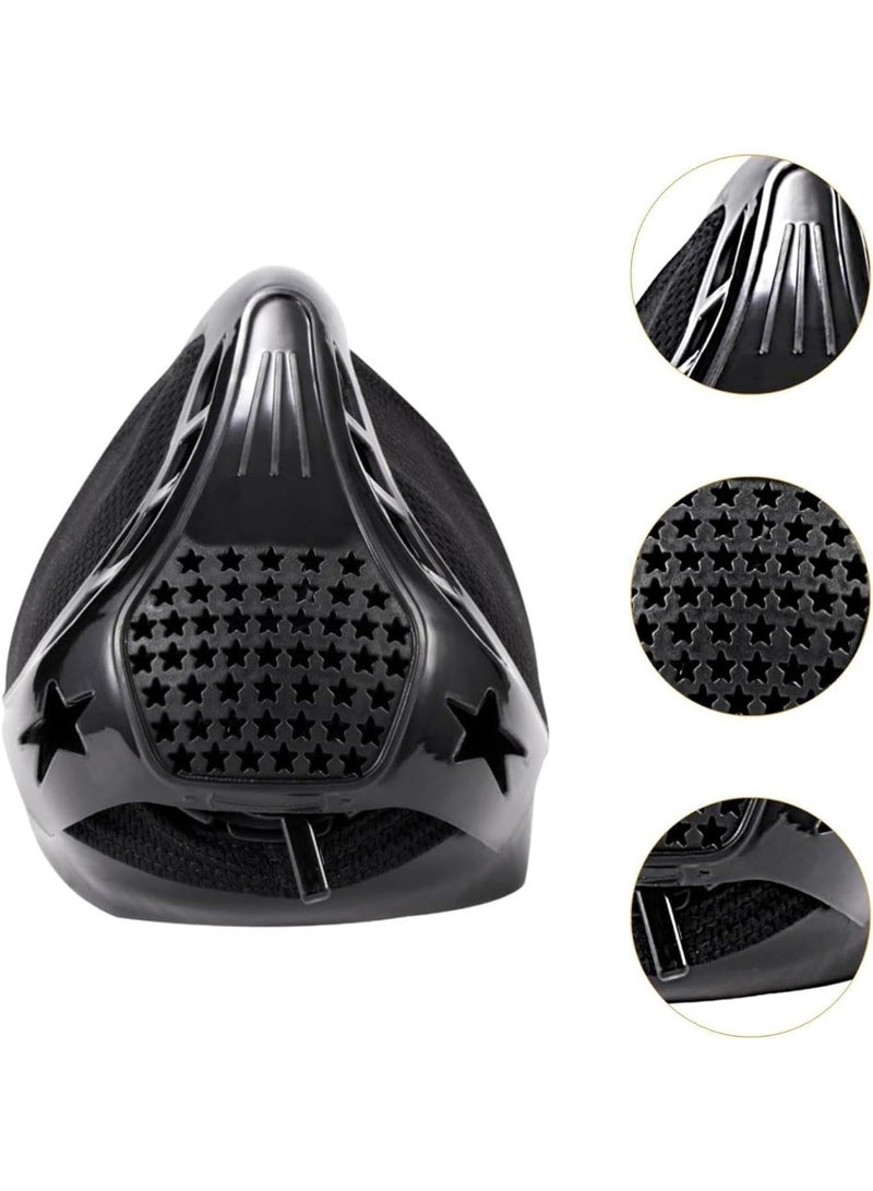 سبورت كيو ماسك تدريبات التنفس متعدد المستويات من SportQ | محاكاة المرتفعات لزيادة السعة الرئوية والتحمل | مقاومة قابلة للتعديل – للرياضة والجيم والجري - Image 4