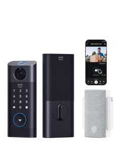 Video Smart Lock S330, 3-in-1 Camera+Doorbell+Fingerprint Keyless Entry ,BHMA, WiFi Door Lock,App Remote Control,2K HD,Doorbell Camera with Chime,No Monthly Fee,SD Card Required