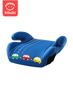 hibobi Car Seat Booster for Kids, Comfortable and Suitable for 4+ Years 22-36kg Kids, Blue  - Image 1