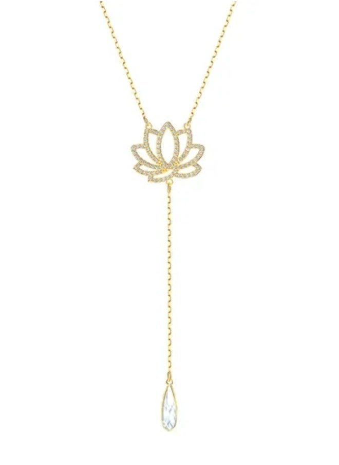 Generic Lotus Pendant Necklace  - Image 1