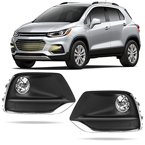 DLAA Fog Lights For Chevy Trax 2017 2018 2019 2020 2021 Front Fog Lamps Kit Car Styling Spot Light With Cables, Clear Lens - 1 Pair - Image 1