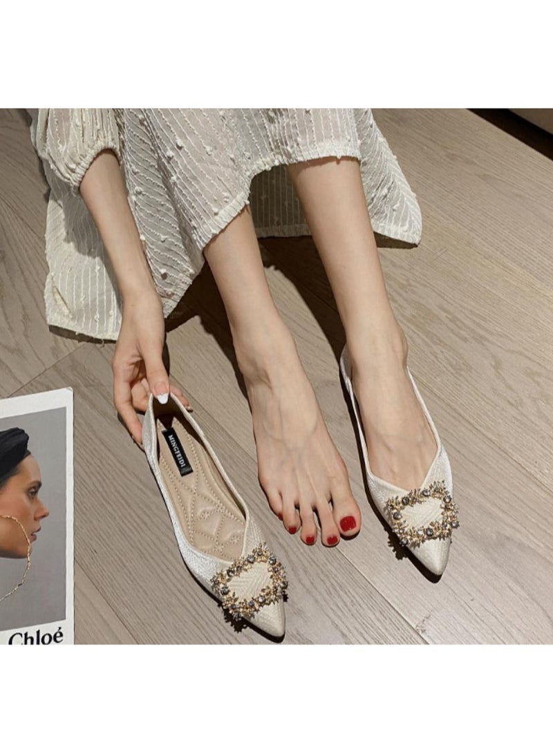 Nariele حذاء نسائي ذو Sole مسطح منفرد - Image 3