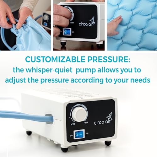 Circa Air Alternating Pressure Mattress for Bed Sores and Ulcers Relief - Inflatable Air Pressure Pad with Quiet Pump, Medical Grade Mattresses for Hospital Beds - Image 4