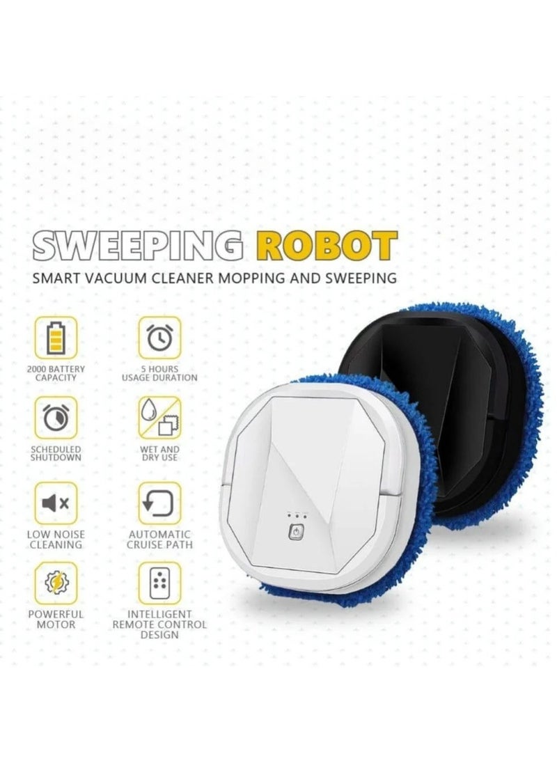 2 in 1 Robot Vacuum Cleaner For Dry And Wet Cleaning With 360 Degree Rotation, Easy To Carry And Rechargeable - pzsku/ZBF2858591B46809B54D7Z/45/_/1727597158/d7020323-c4d5-403a-a602-ee0b7af65e29