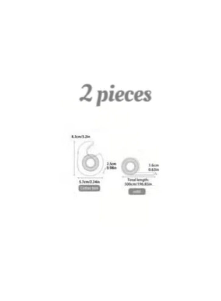 KHAJUL 2 Pieces Invisible Clothing Tape, 5m No Show Fashion Tape for Women, Anti Slip Sweatproof Design, Deep V Neck Use, Summer Wear - Image 2