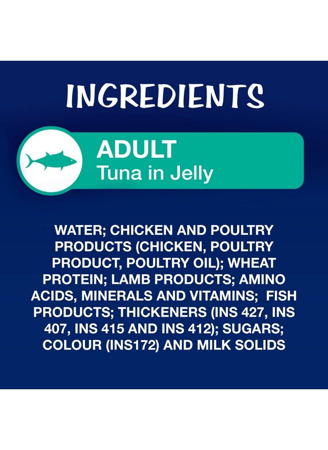 PURINA - Felix As Good As It Looks Wet Food For Adult Cats|Complete And Balanced Cat Food |Tuna Flavour|Pack Of 12 Pouches (12 X 85 G),Pack Of 1 - Image 1