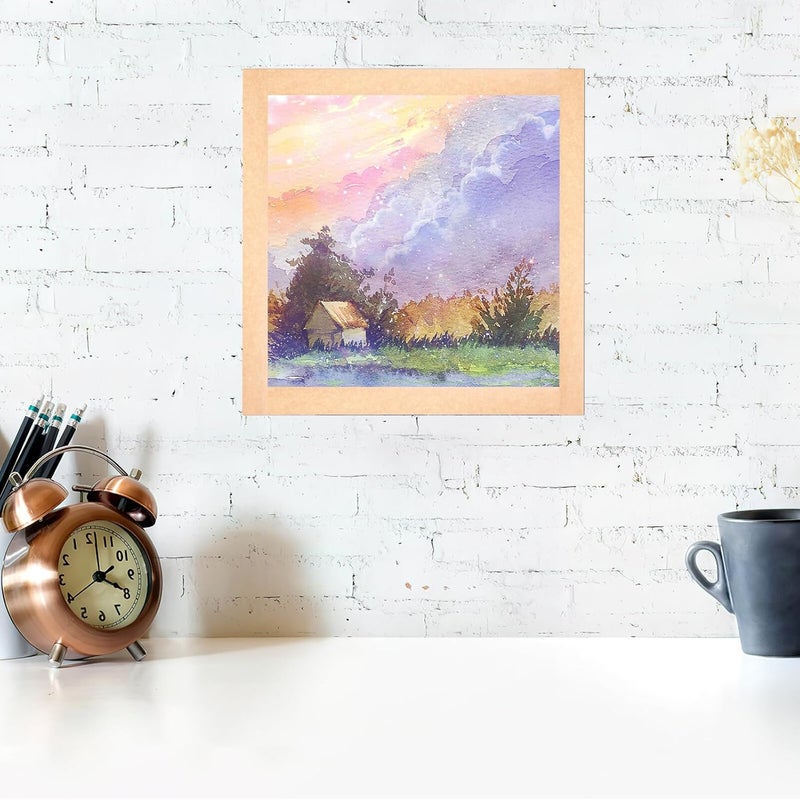 Water Activated Framing Tape Wide Kraft Paper Adhesive For Watercolor Painting Artwork Protection - Image 4