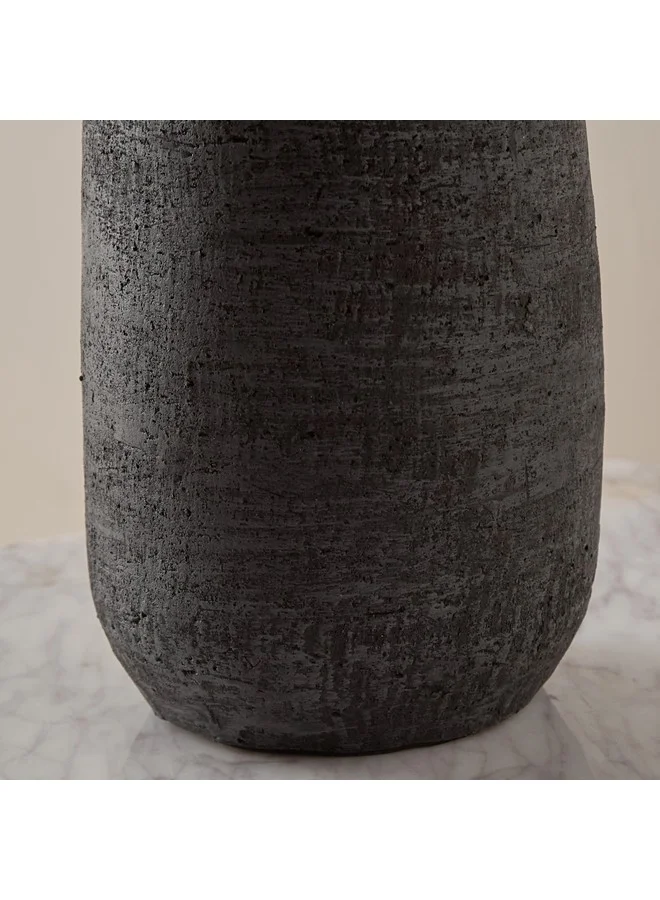 هوم بوكس مصباح طاولة Nash بقاعدة تيراكوتا وغطاء مميز 28 × 45 × 28 سم