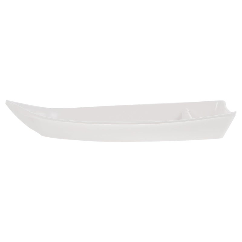 Small Melamine Sushi Boat Serving Tray Japanese Style Seafood Fruit Platter For Parties Buffet - Image 2