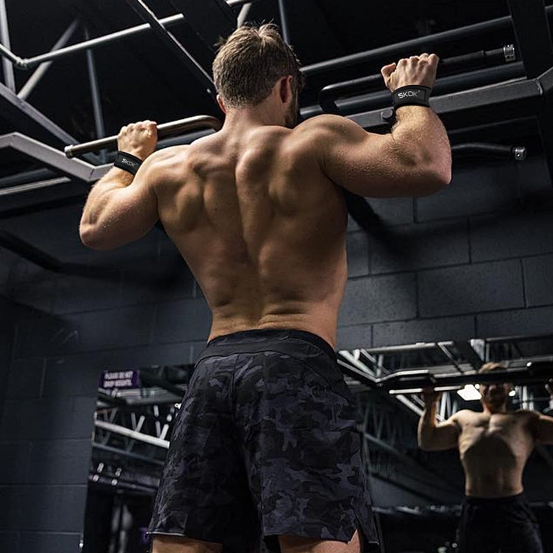 إس كي دي كي أحزمة رفع سيليكون غير قابلة للانزلاق ، أحزمة للصالة الرياضية ، رفع الأثقال ، أساور المعصم أحزمة رياضية للألعاب الرياضية للنساء والرجال ورفع الأثقال وكمال الأجسام وتدريب القوة - Image 4