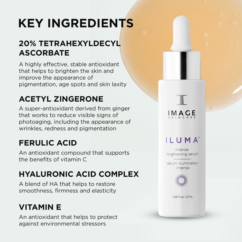 IMAGE Skincare, ILUMA Intense Brightening Serum, Helps Reduce Appearance of Dark Spots & Facial Pigmentation for Even Skin Tone, 0.9 fl oz - Image 4