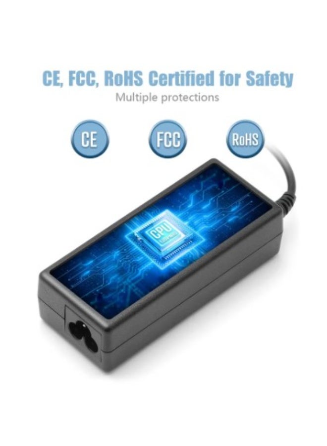 Terabyte 65W Laptop Charger for Toshiba Satellite C50 C55 C655 C675 C850 C855 C855D C875 P50 L50 L55 L55D L75 L300 L305 PA3917U-1ACA PA3714U-1ACA PA5035U-1ACA 19V 3.42A AC Adapter for Toshiba Laptop[5.5x2.5mm] - Image 3